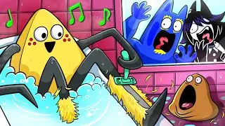 [Bous Revenge] Poulina is Evil Spider?! | POU & Flumbo & Miss Circle Story | POU ANIMATION