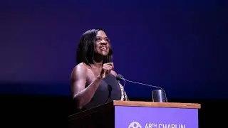 Viola Davis Accepts the Chaplin Award from Steve McQueen at the 48th Chaplin Award Gala