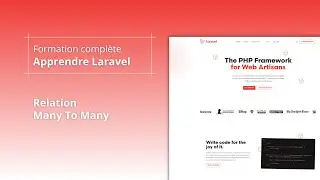 Apprendre Laravel - Relation Many To Many