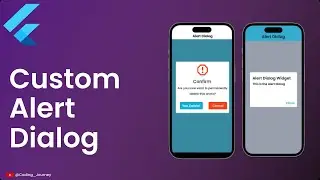 Alert Dialog and Elevated Button (Popup Dialog) | How to Alert Dialog in Flutter | Flutter Tutorial