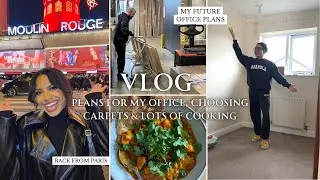 VLOG | Back from Paris, plans for my office, and lots of cooking