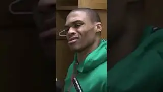 Russell Westbrook hearing the trade news 😄