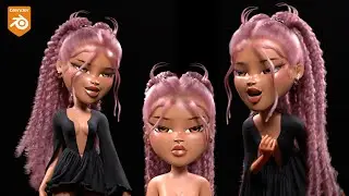 How I animated this hair in Blender