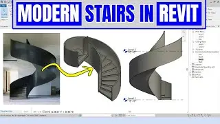 Revit Stairs - Modern Staircase in Revit Tutorial