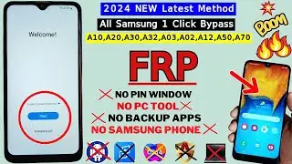 Samsung A10,A12,A20,A30,A02,A03,A32 Frp Bypass Without PC 2024 | Samsung Android 12 Google Bypass