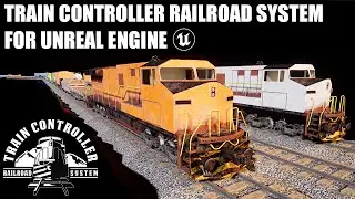 Unreal Marketplace | Train Controller (Railroad System) for Unreal Engine -  Features Showcase