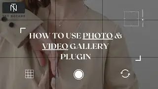 How to use photo and video gallery plugin in bubble