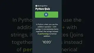 Python Quiz #08 Python Programming 