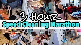 *EXTREME* 3 HOUR CLEANING MARATHON || HUGE DECLUTTER, ORGANIZE & SPEED CLEAN | SPRING CLEANING 2024