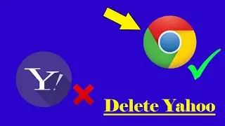 How to DELETE Yahoo Search Engine within Chrome