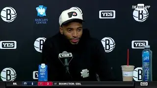 Mikal Bridges after first game with Nets