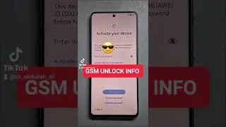 HUAWEI nova 11i MAO-LX9 Huawei iD Remove Done BY GSM UNLOCK INFO #gsmunlockinfo