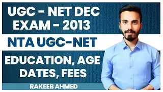 UGC NET December 2023 Form Fill Up | UGC NET Form Fill Up 2023 | Rakeeb Ahmed