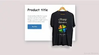 Awesome Product Card Using HTML & CSS | E-Commerce Card