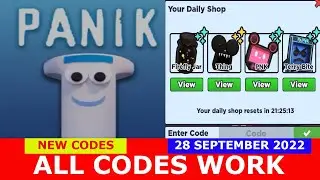 *ALL CODES WORK* [HALLOWEEN UPDATE] PANIC ROBLOX | 28 September 2022