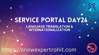 Service Portal D26 - Language Translation & Internationalization