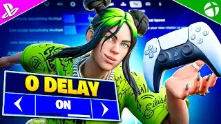 NEW Console 0 DELAY Controller SETTINGS + Sensitivity in Fortnite Chapter 5