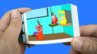 FLIP BOOK IDEAS - PIGGY VS AMONG US ANIMATION