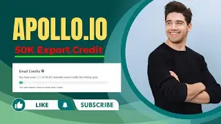 Scrape Unlimited Leads Using Apollo | Apollo Unlimited Credits | Apollo.io Data Scraper