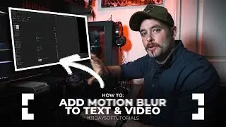 How to add MOTION BLUR to text and video animations in Premiere Pro