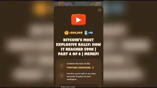 BITCOIN'S MOST EXPLOSIVE RALLY: HOW IT REACHED $90K | PART 4 OF 6 | Memefi New Video Code | MEMIFI