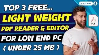 Best Free PDF Readers & Editors for Low-End Laptops In 2025 | Adobe Acrobat Pro DC Free Alternative