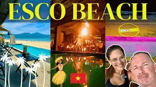 ESCO Beach FULL FIRE SHOW 🔥 Experience and Tour Da Nang Vietnam 🇻🇳