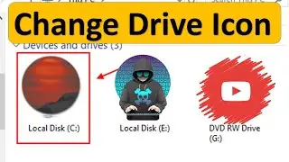 Change Default Drive icon using Registry | Drive icon कैसे बदलें ?