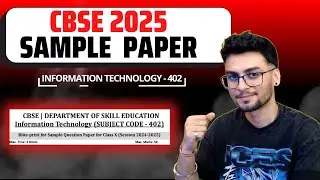 Class 10 IT 402: Solved Sample Paper (CBSE 2025)