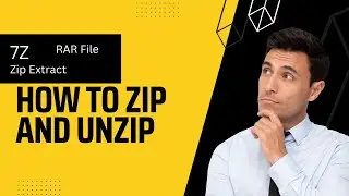 How to make zip and unzip a file in windows 10 | How to extract zip file 2022