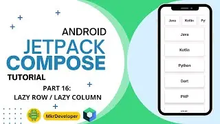 16 - LAZY ROW / LAZY COLUMN - Jetpack Compose - Android Studio