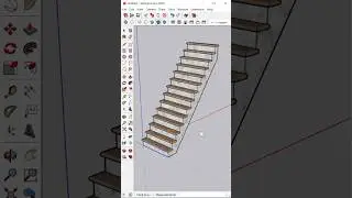 Easy stairs in SketchUp 
