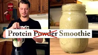 Healthy Protein Smoothie WITHOUT Protein Powder || Whole Food Protein Smoothie Recipe