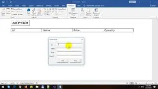 Add Rows to Word Table from UserForm in Word VBA