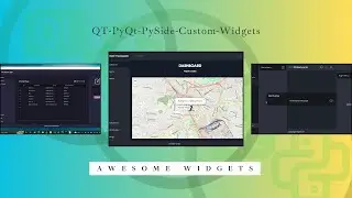 Python Qt GUI: Creating a new project using the Custom Widgets module | PySide/PyQt