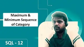 SQL SERVER | MSSQL | How to find maximum and minimum sequence values of Category