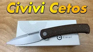 Civivi Cetos steel frame lock knife