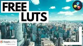 Thousands of FREE LUTs for Davinci Resolve 16 with Freshluts.com - 5 Minute Friday #42