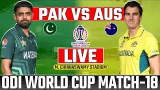 🔴 LIVE | Pakistan vs Australia Live | Pak vs Aus Live Match Today | World Cup 2023 Live Match