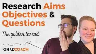 Research Aims, Objectives & Research Questions (The Golden Thread) - Definitions + Examples 📚