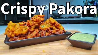 How to make the CRISPIEST ONION PAKORA!!