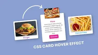 How to create Awesome CSS Animated Card Hover Effect using only HTML & CSS