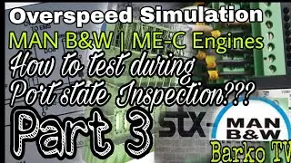 PART 3: ME-C MAN B&W Main Engine Overspeed Simulation 》 Lyngso Marine Sam Elecrtronics