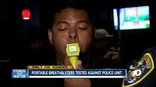 Portable breathalyzers tested against police unit