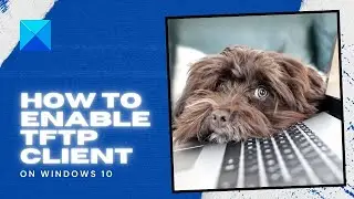 How to enable TFTP client on Windows 10