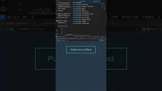 CSS Button Hover Effect | Pulse Effect 