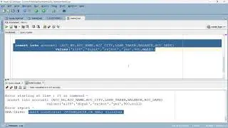 NULL value in ORACLE | How to insert and retrieve null value |Oracle for Beginners