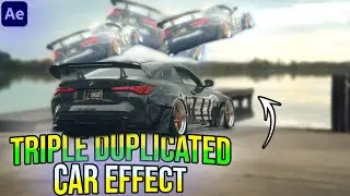 Triple Duplicated Car Effect in After Effects