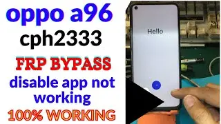 OPPO A96 FRP bypass All Oppo FRP Bypass Android 13 Update  All Oppo Google Account Bypass Without Pc