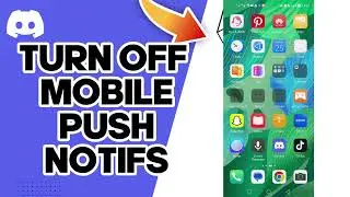 How To Turn Off Mobile Push Notifications On Discord